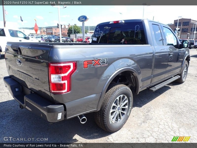Magnetic / Black 2020 Ford F150 XLT SuperCab 4x4