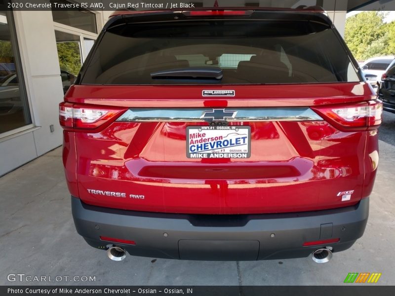 Cajun Red Tintcoat / Jet Black 2020 Chevrolet Traverse RS AWD