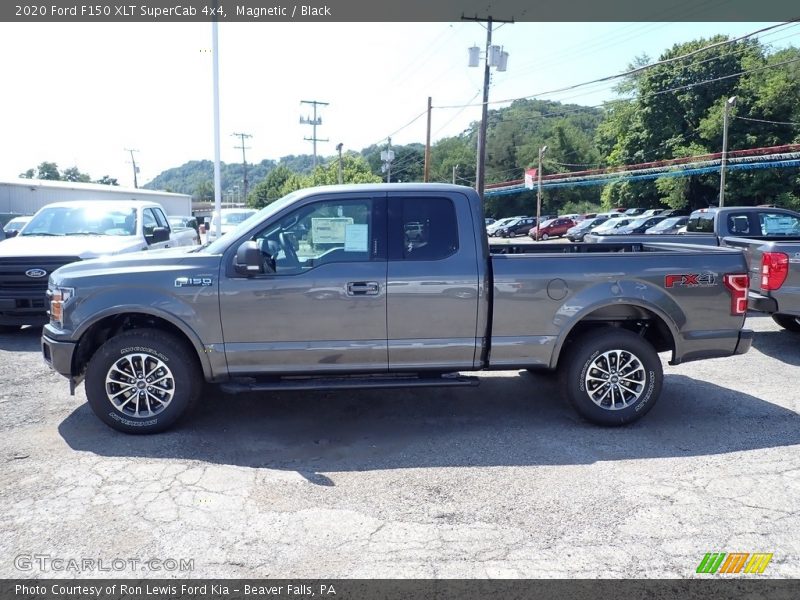 Magnetic / Black 2020 Ford F150 XLT SuperCab 4x4