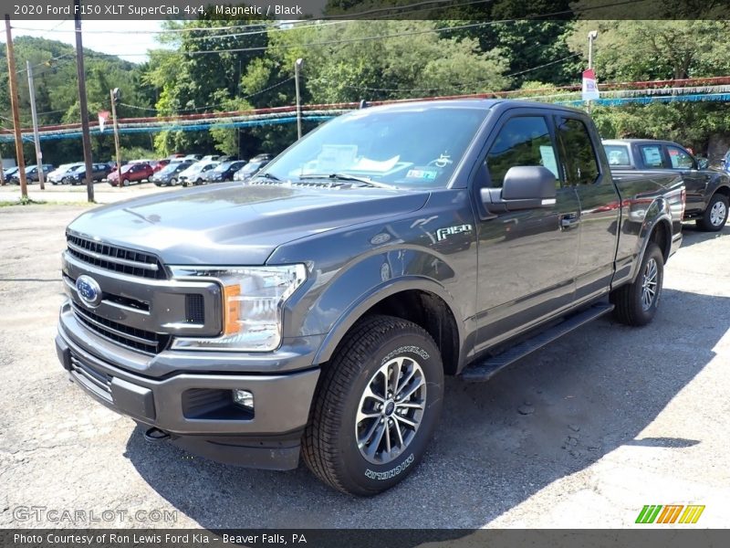 Magnetic / Black 2020 Ford F150 XLT SuperCab 4x4