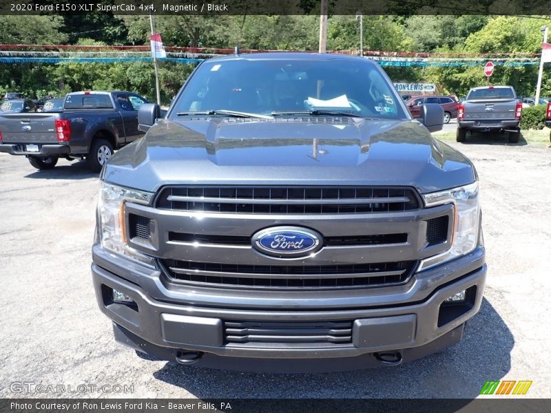 Magnetic / Black 2020 Ford F150 XLT SuperCab 4x4