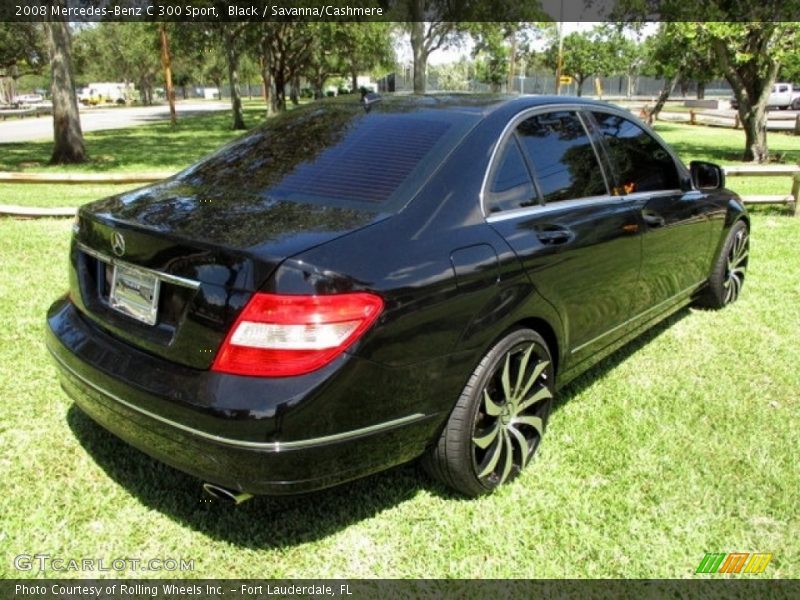 Black / Savanna/Cashmere 2008 Mercedes-Benz C 300 Sport
