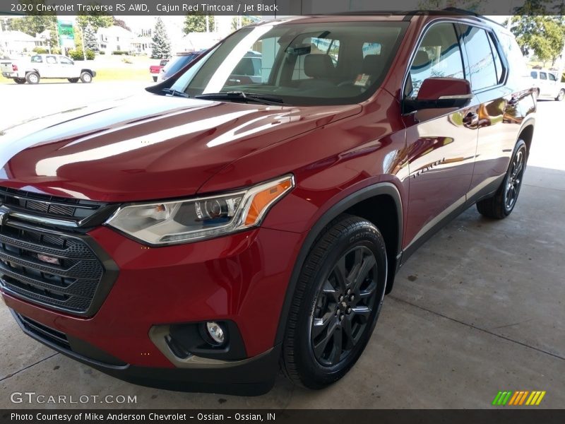 Cajun Red Tintcoat / Jet Black 2020 Chevrolet Traverse RS AWD