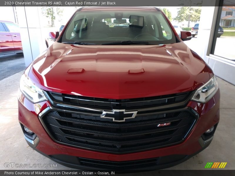 Cajun Red Tintcoat / Jet Black 2020 Chevrolet Traverse RS AWD