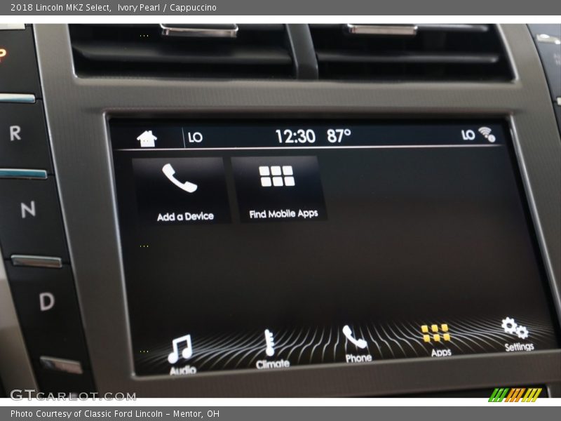 Ivory Pearl / Cappuccino 2018 Lincoln MKZ Select