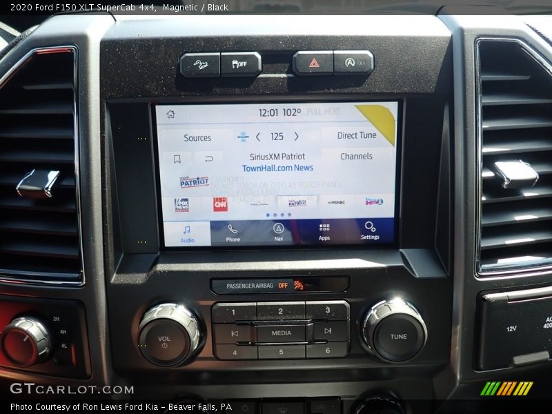 Magnetic / Black 2020 Ford F150 XLT SuperCab 4x4
