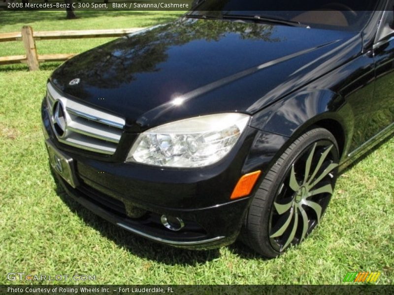 Black / Savanna/Cashmere 2008 Mercedes-Benz C 300 Sport