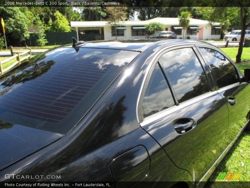 Black / Savanna/Cashmere 2008 Mercedes-Benz C 300 Sport