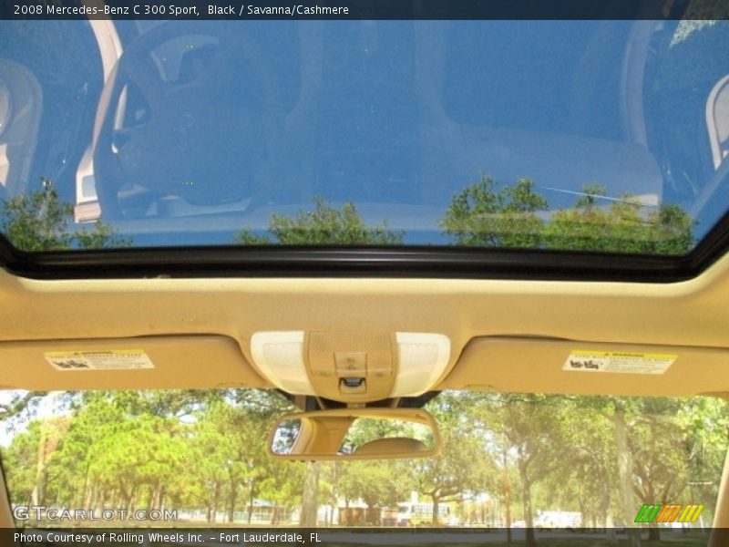 Black / Savanna/Cashmere 2008 Mercedes-Benz C 300 Sport