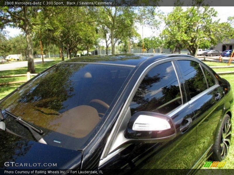 Black / Savanna/Cashmere 2008 Mercedes-Benz C 300 Sport