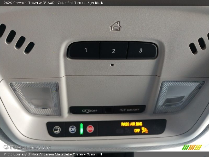 Cajun Red Tintcoat / Jet Black 2020 Chevrolet Traverse RS AWD