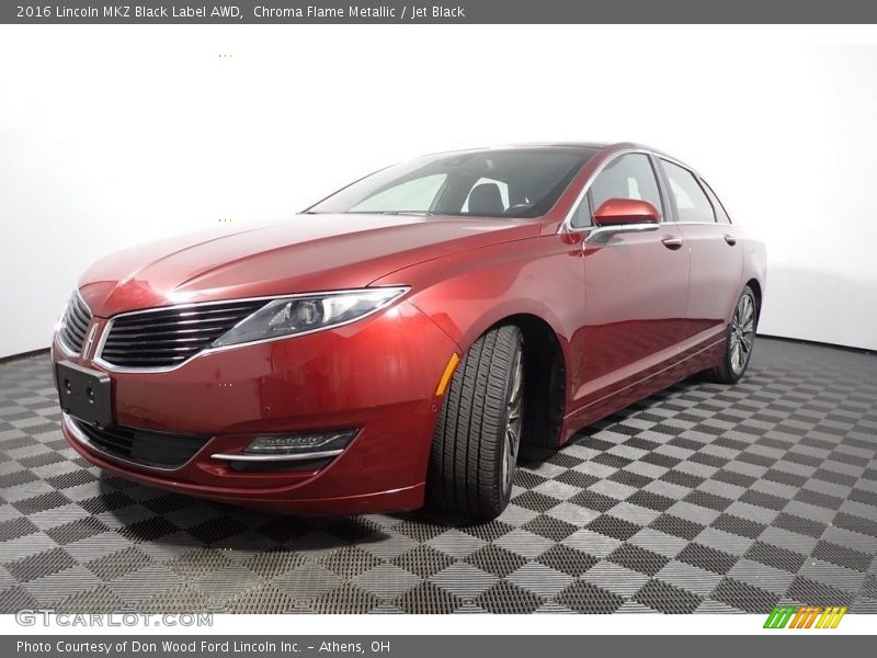 Chroma Flame Metallic / Jet Black 2016 Lincoln MKZ Black Label AWD