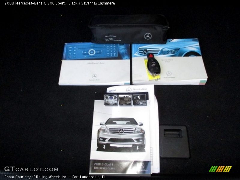 Black / Savanna/Cashmere 2008 Mercedes-Benz C 300 Sport