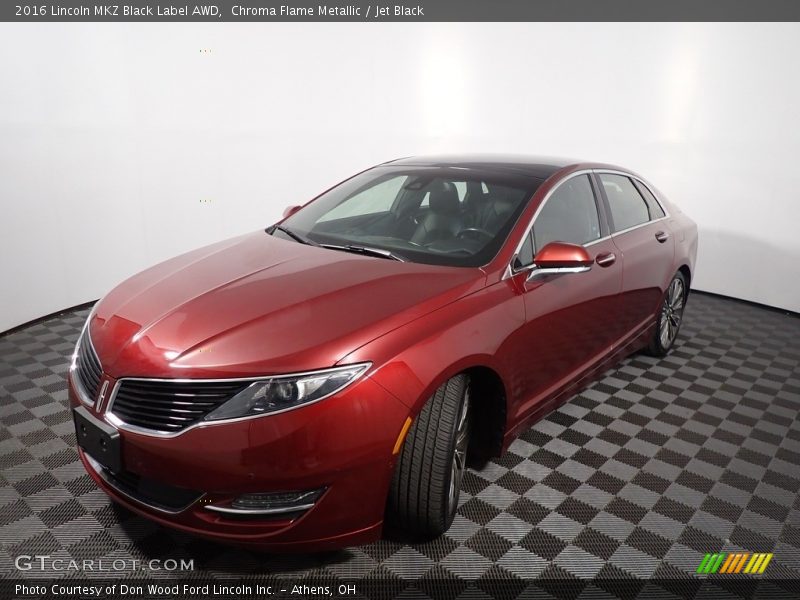 Chroma Flame Metallic / Jet Black 2016 Lincoln MKZ Black Label AWD