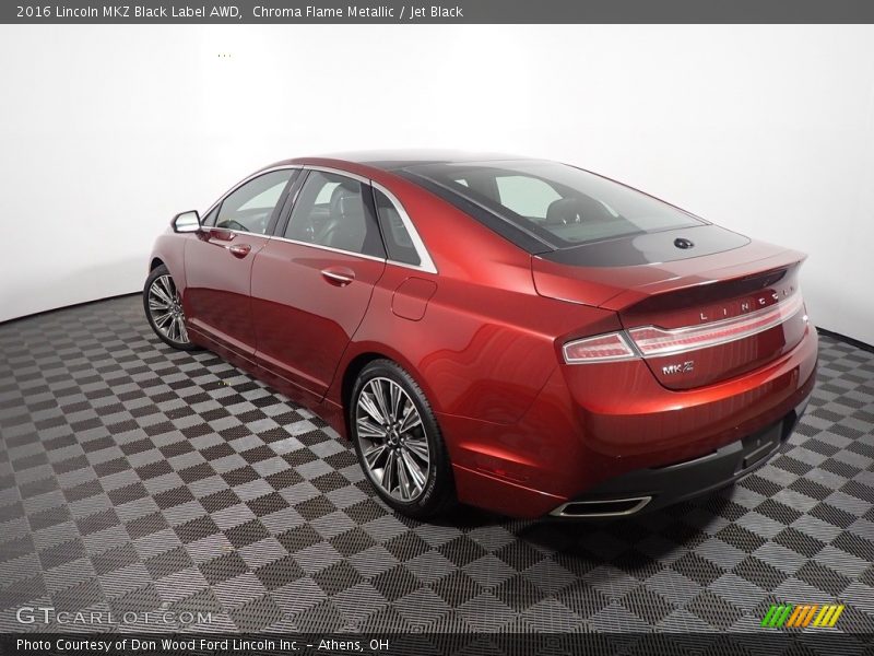 Chroma Flame Metallic / Jet Black 2016 Lincoln MKZ Black Label AWD