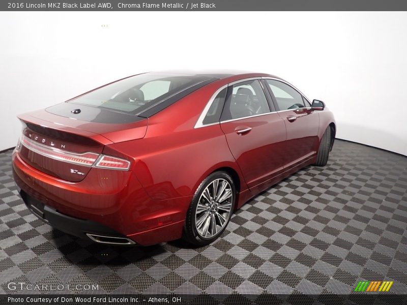 Chroma Flame Metallic / Jet Black 2016 Lincoln MKZ Black Label AWD