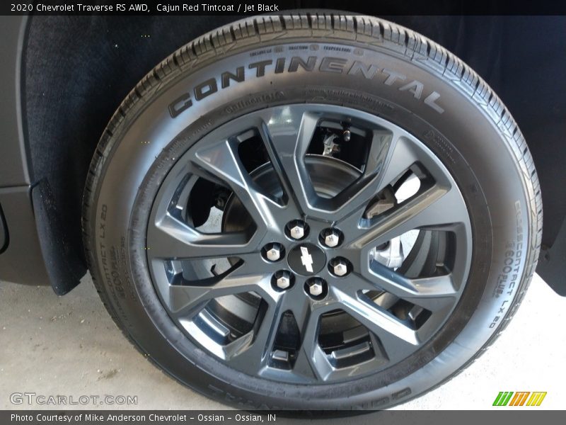 Cajun Red Tintcoat / Jet Black 2020 Chevrolet Traverse RS AWD