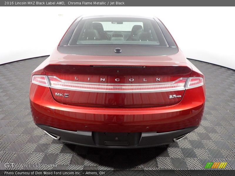 Chroma Flame Metallic / Jet Black 2016 Lincoln MKZ Black Label AWD