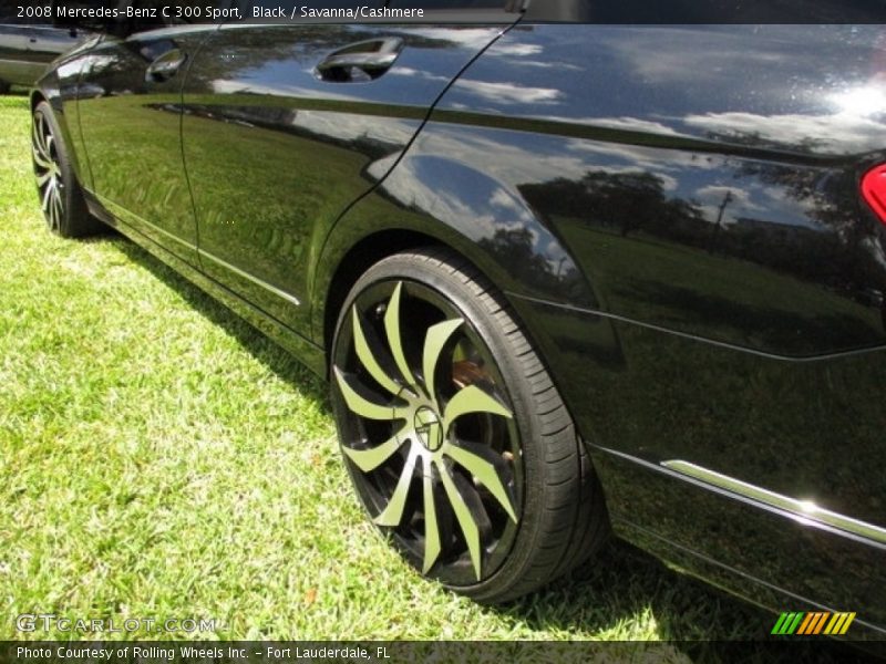 Black / Savanna/Cashmere 2008 Mercedes-Benz C 300 Sport