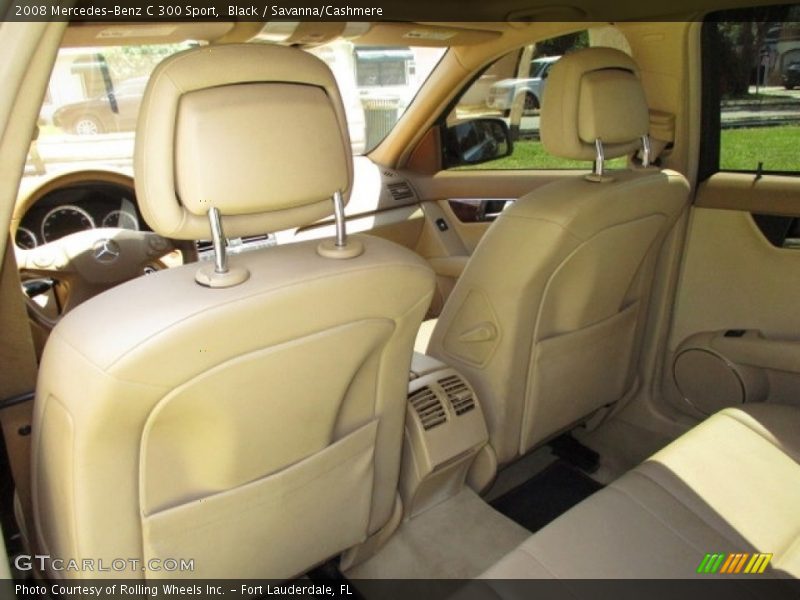 Black / Savanna/Cashmere 2008 Mercedes-Benz C 300 Sport