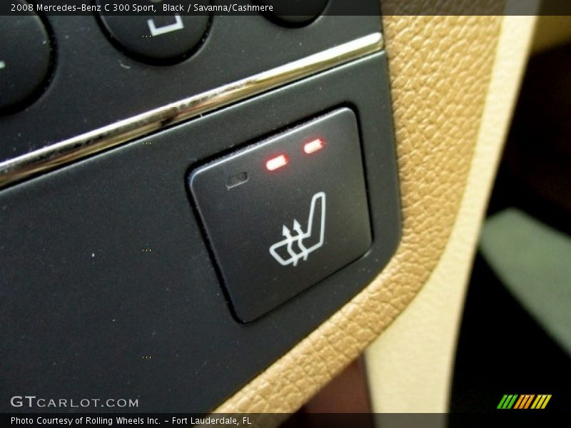 Black / Savanna/Cashmere 2008 Mercedes-Benz C 300 Sport
