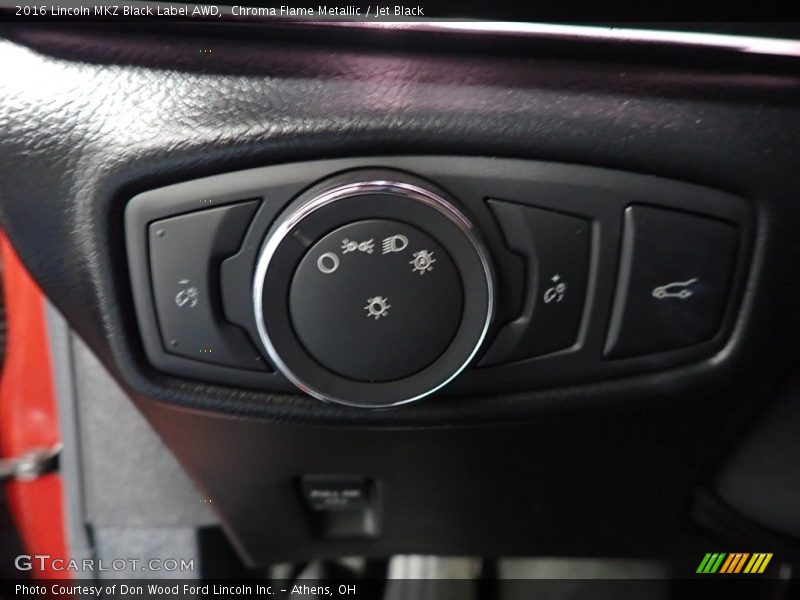 Chroma Flame Metallic / Jet Black 2016 Lincoln MKZ Black Label AWD