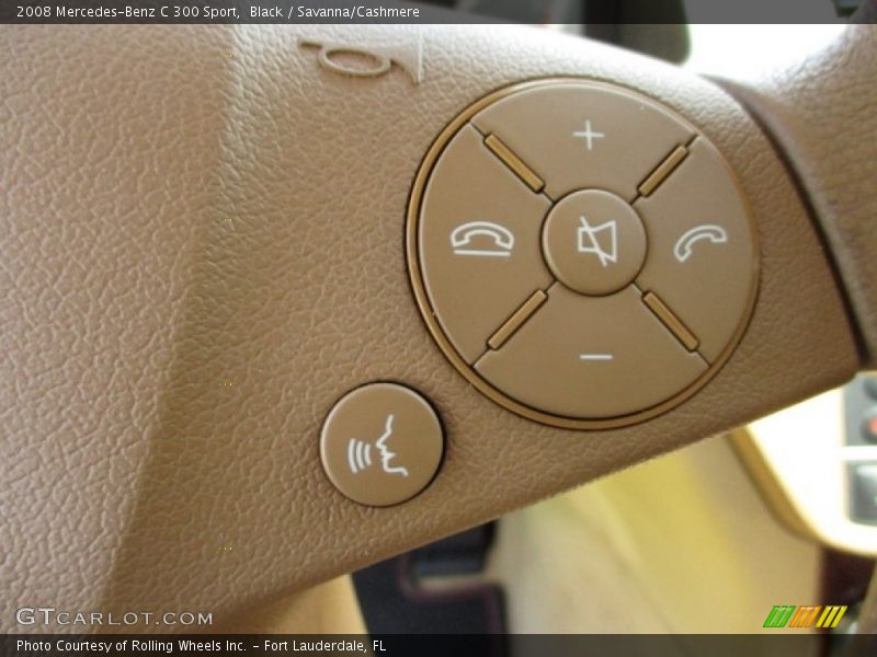 Black / Savanna/Cashmere 2008 Mercedes-Benz C 300 Sport