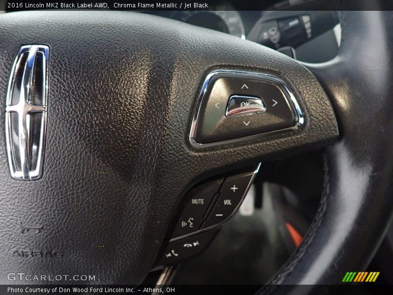 Chroma Flame Metallic / Jet Black 2016 Lincoln MKZ Black Label AWD