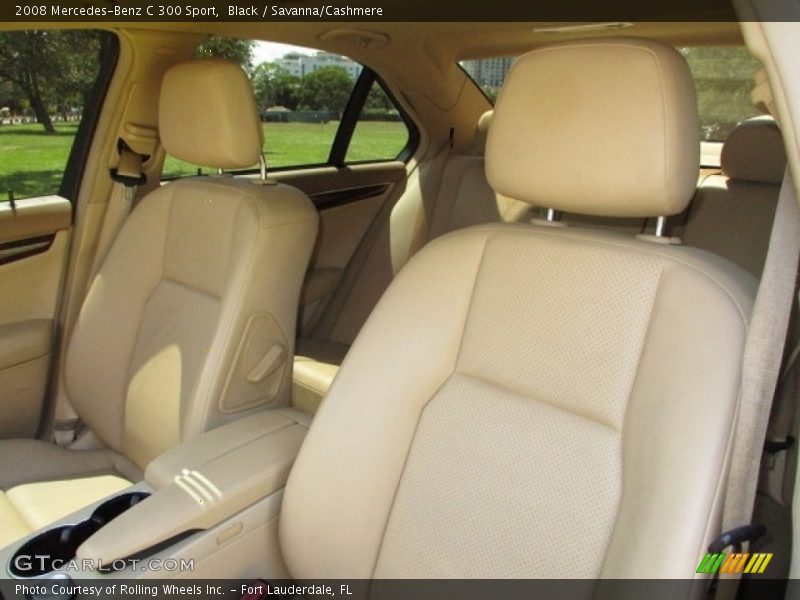 Black / Savanna/Cashmere 2008 Mercedes-Benz C 300 Sport