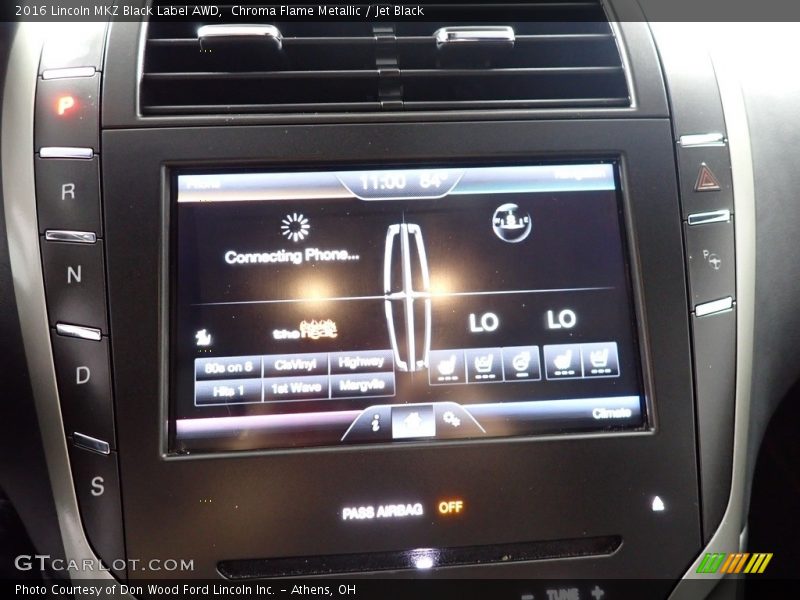 Chroma Flame Metallic / Jet Black 2016 Lincoln MKZ Black Label AWD