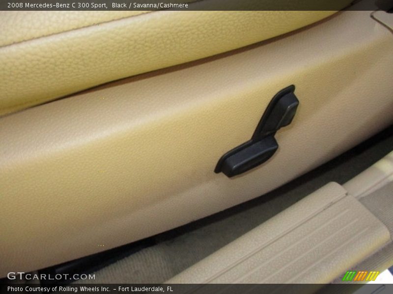 Black / Savanna/Cashmere 2008 Mercedes-Benz C 300 Sport