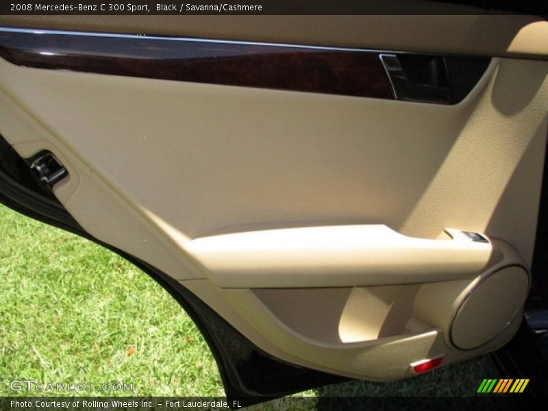 Black / Savanna/Cashmere 2008 Mercedes-Benz C 300 Sport