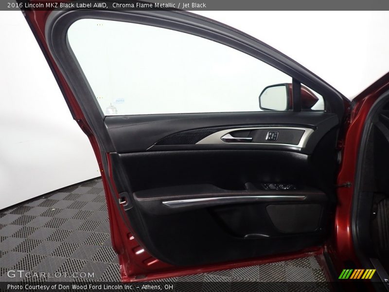 Chroma Flame Metallic / Jet Black 2016 Lincoln MKZ Black Label AWD