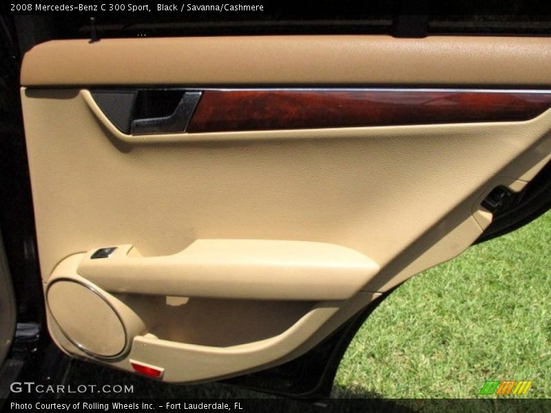 Black / Savanna/Cashmere 2008 Mercedes-Benz C 300 Sport