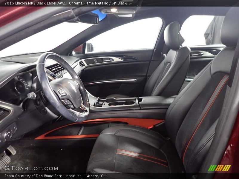 Chroma Flame Metallic / Jet Black 2016 Lincoln MKZ Black Label AWD