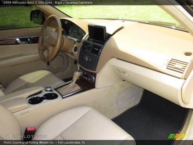 Black / Savanna/Cashmere 2008 Mercedes-Benz C 300 Sport