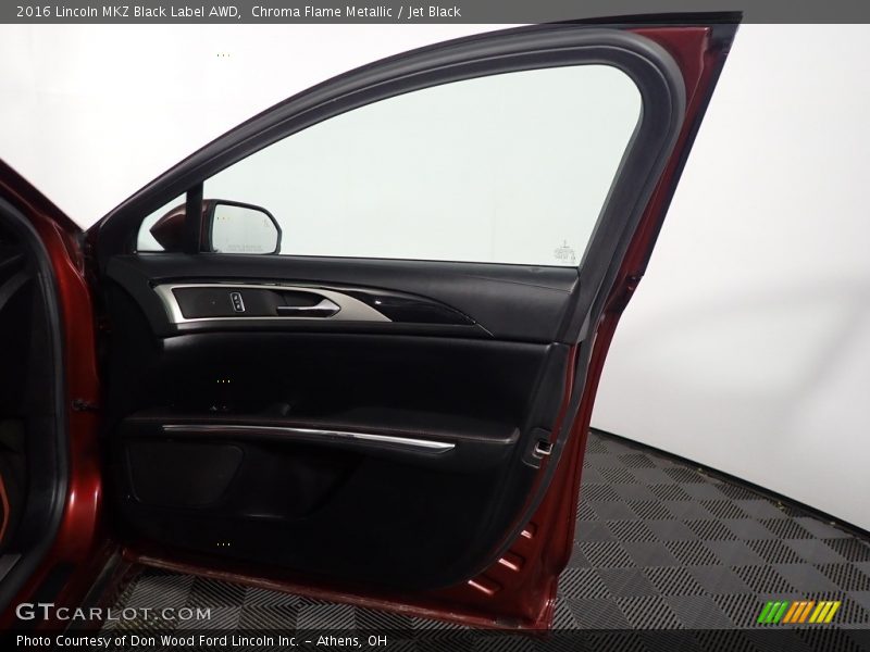 Chroma Flame Metallic / Jet Black 2016 Lincoln MKZ Black Label AWD