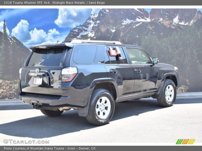 Midnight Black Metallic / Sand Beige 2018 Toyota 4Runner SR5 4x4