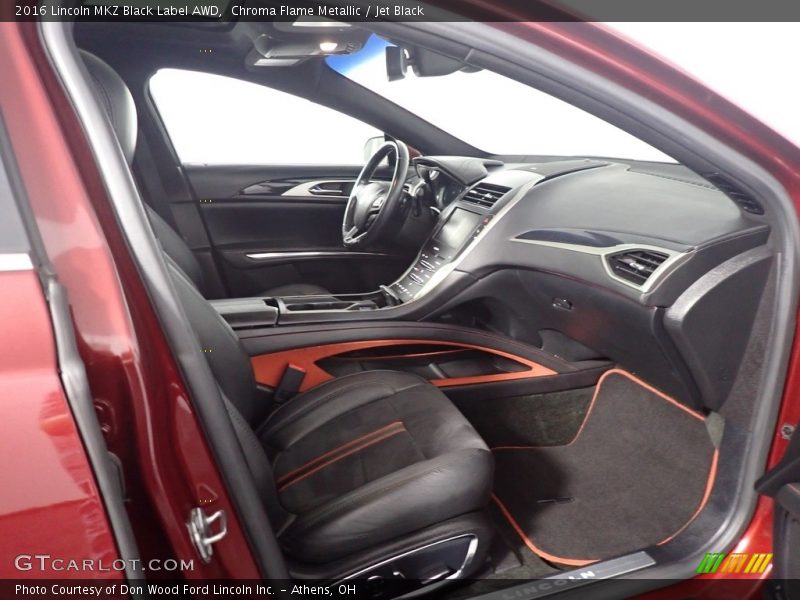 Chroma Flame Metallic / Jet Black 2016 Lincoln MKZ Black Label AWD
