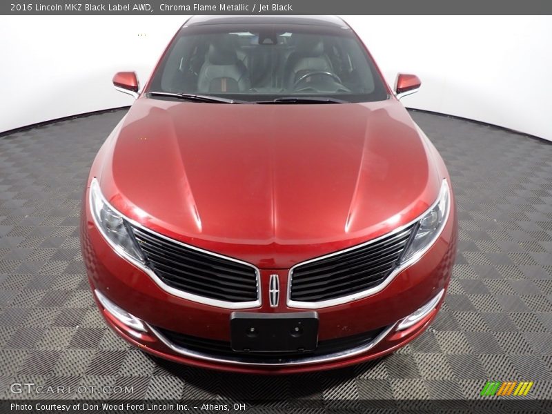 Chroma Flame Metallic / Jet Black 2016 Lincoln MKZ Black Label AWD