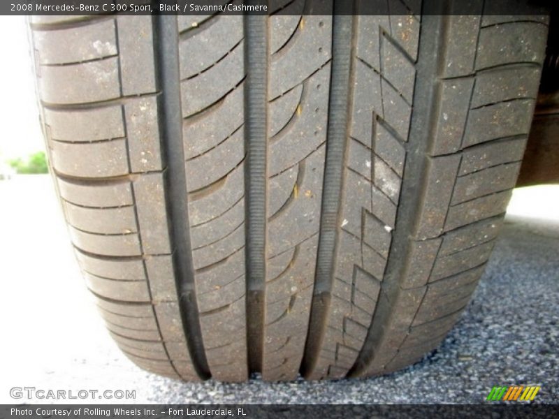 Black / Savanna/Cashmere 2008 Mercedes-Benz C 300 Sport