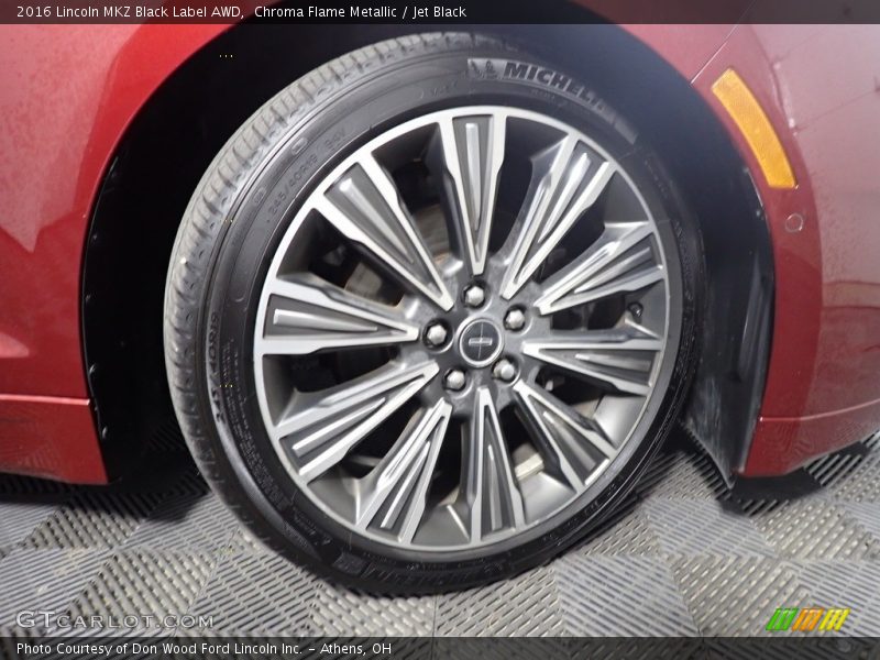 Chroma Flame Metallic / Jet Black 2016 Lincoln MKZ Black Label AWD