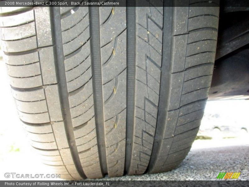 Black / Savanna/Cashmere 2008 Mercedes-Benz C 300 Sport