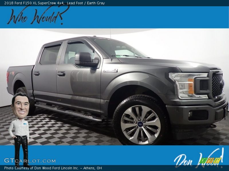 Lead Foot / Earth Gray 2018 Ford F150 XL SuperCrew 4x4