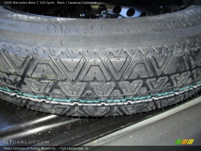 Black / Savanna/Cashmere 2008 Mercedes-Benz C 300 Sport