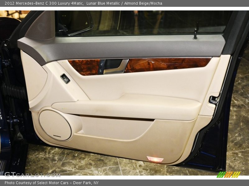 Lunar Blue Metallic / Almond Beige/Mocha 2012 Mercedes-Benz C 300 Luxury 4Matic