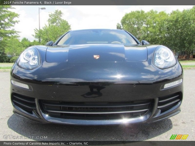 Black / Luxor Beige 2014 Porsche Panamera 4