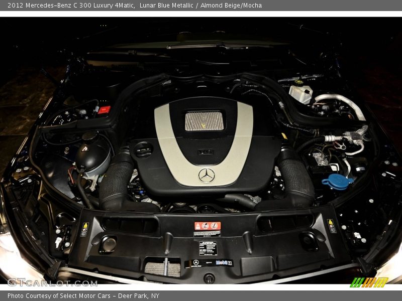 Lunar Blue Metallic / Almond Beige/Mocha 2012 Mercedes-Benz C 300 Luxury 4Matic