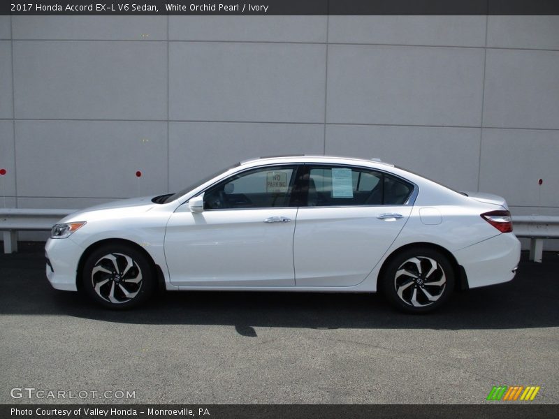 White Orchid Pearl / Ivory 2017 Honda Accord EX-L V6 Sedan