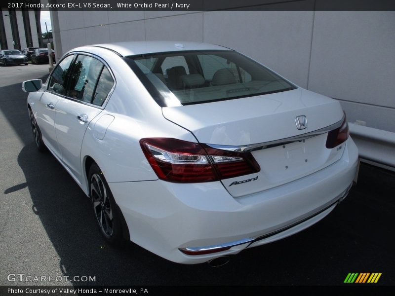 White Orchid Pearl / Ivory 2017 Honda Accord EX-L V6 Sedan